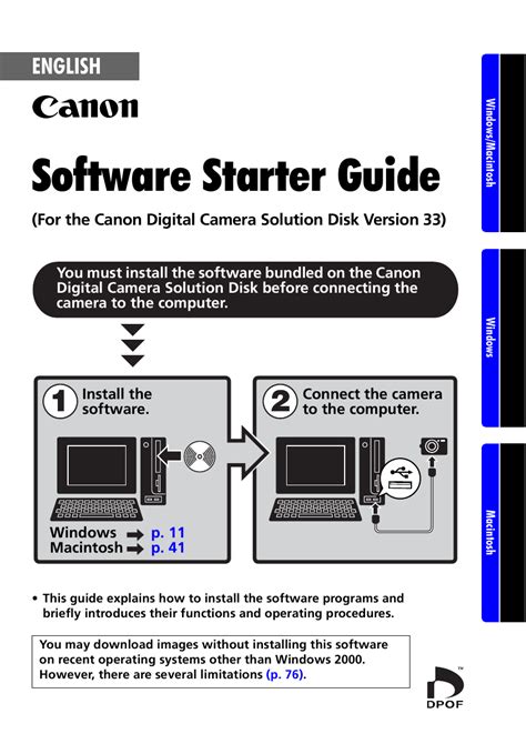 canon powershot a470 software download pdf manual